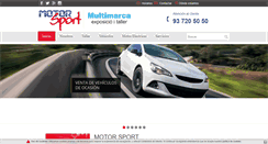 Desktop Screenshot of motor-sport.es