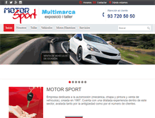 Tablet Screenshot of motor-sport.es
